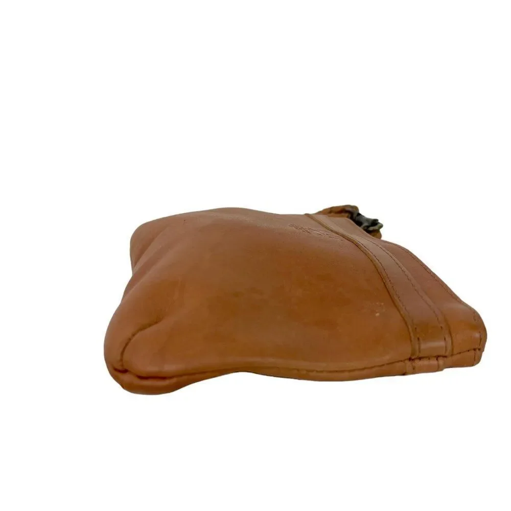 Will Leather Goods Eugene Oregon Tan Leather Zip Pouch 8